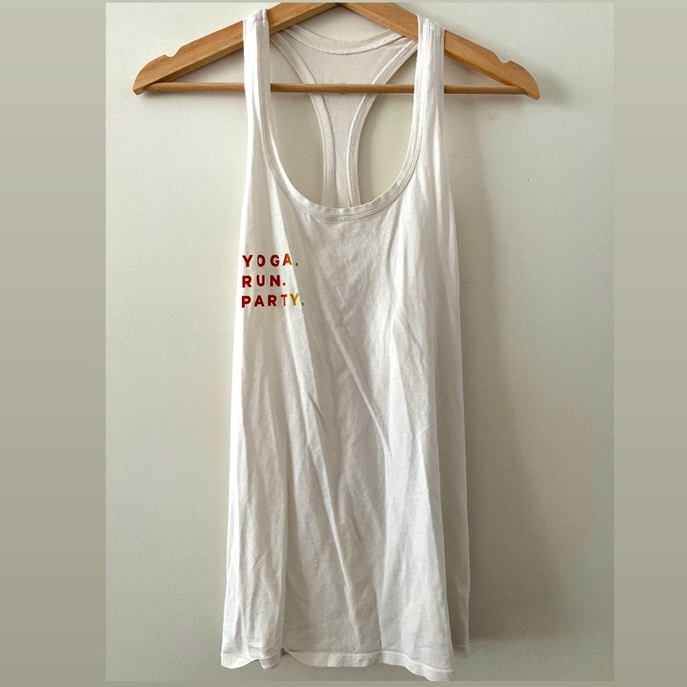 Lululemon | SEAWHEEZE Volunteer Tank | White | size 6